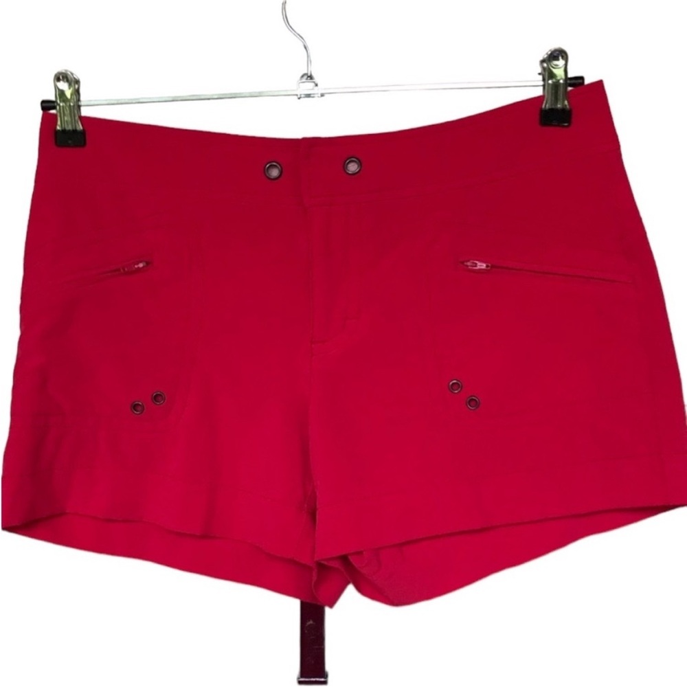 Athleta Pink Zip Up Shorts Size 6